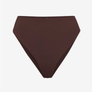 Skims signature swim cocoa High-Waist Bikini Bottom